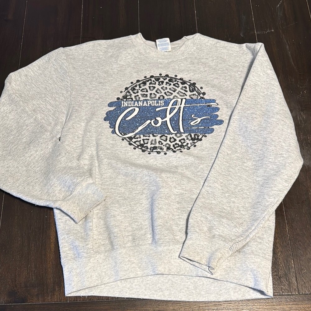 Youth Indianapolis Colts Gray Sweater